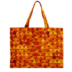 Background Triangle Circle Abstract Zipper Mini Tote Bag