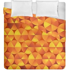 Background Triangle Circle Abstract Duvet Cover Double Side (king Size)