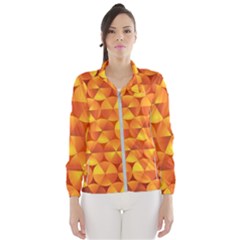 Background Triangle Circle Abstract Women s Windbreaker