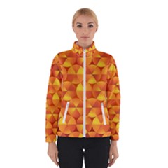 Background Triangle Circle Abstract Winter Jacket