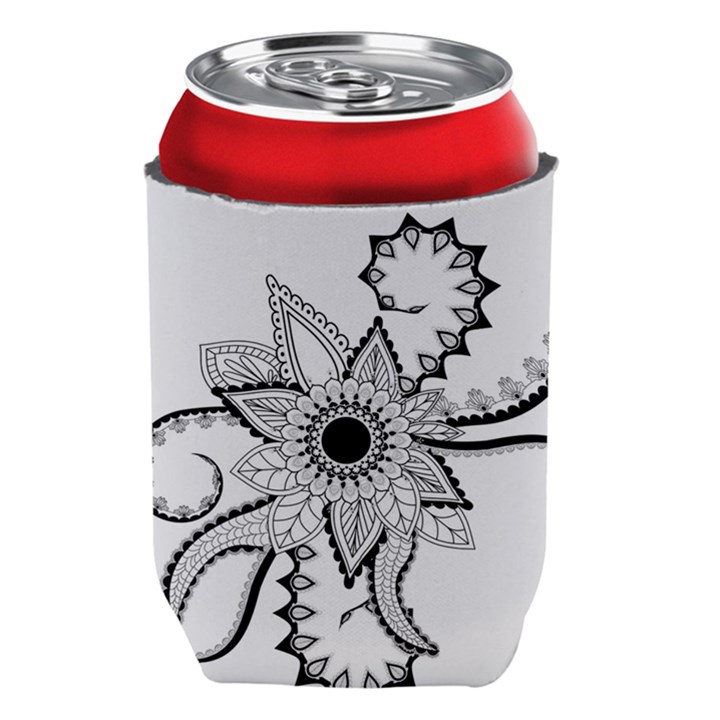 Elegant Decorative Abstract Flower Can Holder