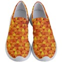 Background Triangle Circle Abstract Women s Lightweight Slip Ons View1