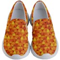 Background Triangle Circle Abstract Kids  Lightweight Slip Ons View1