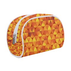 Background Triangle Circle Abstract Makeup Case (small) by HermanTelo