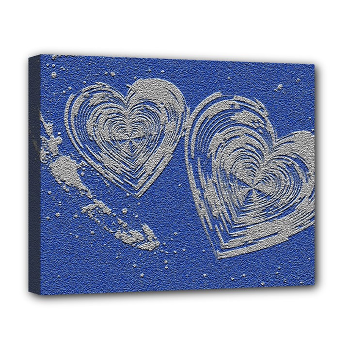 Heart Love Valentines Day Deluxe Canvas 20  x 16  (Stretched)