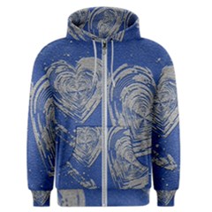 Heart Love Valentines Day Men s Zipper Hoodie