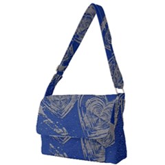 Heart Love Valentines Day Full Print Messenger Bag (s)