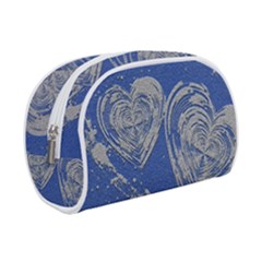 Heart Love Valentines Day Makeup Case (small) by HermanTelo