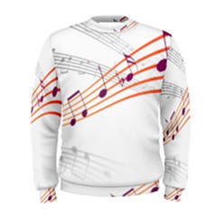 Music Notes Clef Sound Men s Sweatshirt