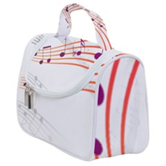 Music Notes Clef Sound Satchel Handbag