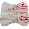 Music Notes Clef Sound Velour Head Support Cushion View2