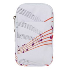 Music Notes Clef Sound Waist Pouch (small)