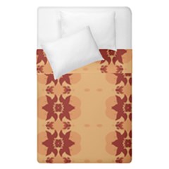 Brown Flower Duvet Cover Double Side (Single Size)