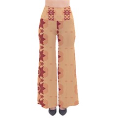 Brown Flower So Vintage Palazzo Pants by HermanTelo