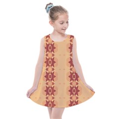 Brown Flower Kids  Summer Dress by HermanTelo