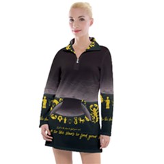 Look To The Stars Women s Long Sleeve Casual Dress