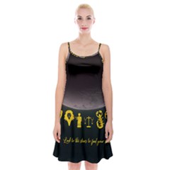 Look To The Stars Spaghetti Strap Velvet Dress