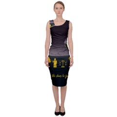 Look To The Stars Sleeveless Pencil Dress by Alchemy2