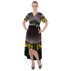 Look To The Stars Front Wrap High Low Dress by Alchemy2