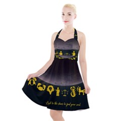 Look To The Stars Halter Party Swing Dress  by Alchemy2