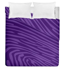 Pattern Texture Purple Duvet Cover Double Side (queen Size) by Mariart