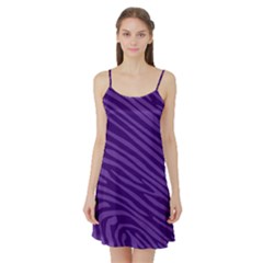 Pattern Texture Purple Satin Night Slip by Mariart