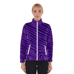 Pattern Texture Purple Winter Jacket