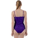 Pattern Texture Purple Sweetheart Tankini Set View2