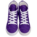 Pattern Texture Purple Men s Hi-Top Skate Sneakers View1