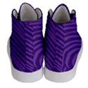 Pattern Texture Purple Men s Hi-Top Skate Sneakers View4