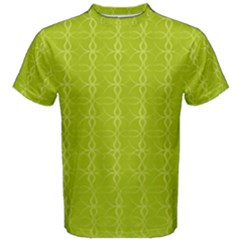 Background Texture Pattern Green Men s Cotton Tee