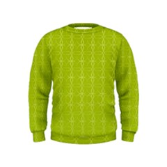 Background Texture Pattern Green Kids  Sweatshirt