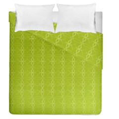 Background Texture Pattern Green Duvet Cover Double Side (queen Size)