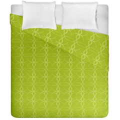 Background Texture Pattern Green Duvet Cover Double Side (california King Size)