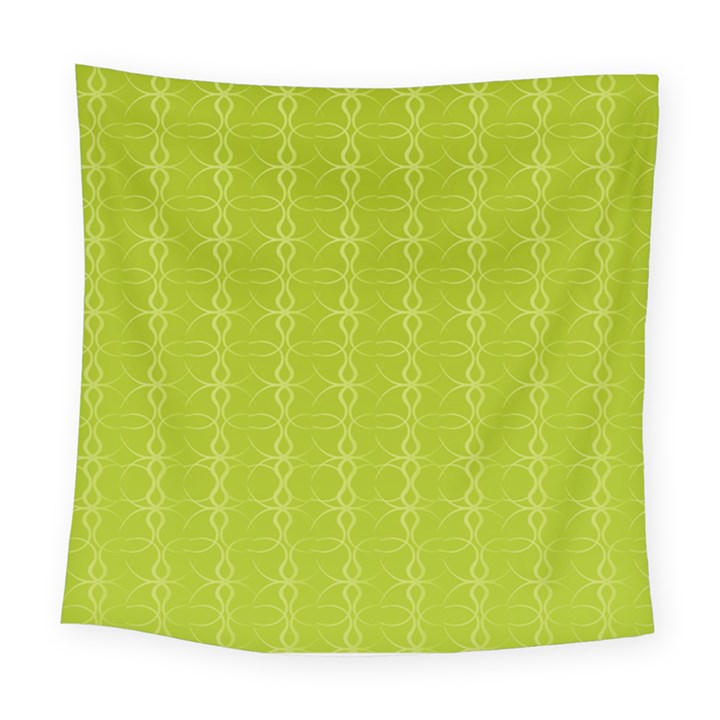 Background Texture Pattern Green Square Tapestry (Large)