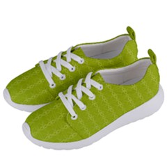 Background Texture Pattern Green Women s Lightweight Sports Shoes