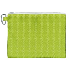 Background Texture Pattern Green Canvas Cosmetic Bag (xxl)