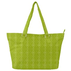 Background Texture Pattern Green Full Print Shoulder Bag