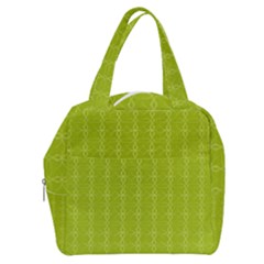 Background Texture Pattern Green Boxy Hand Bag