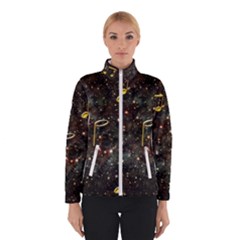 Music Clef Musical Note Background Winter Jacket