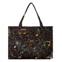 Music Clef Musical Note Background Medium Tote Bag