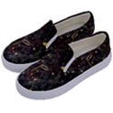 Music Clef Musical Note Background Kids  Canvas Slip Ons View2