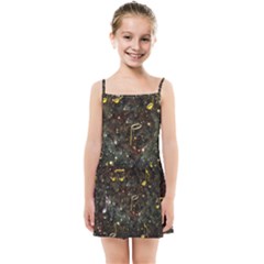 Music Clef Musical Note Background Kids  Summer Sun Dress