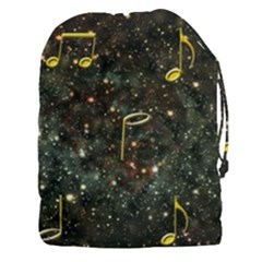 Music Clef Musical Note Background Drawstring Pouch (3xl)