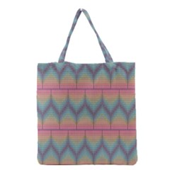 Pattern Background Texture Colorful Grocery Tote Bag