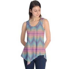 Pattern Background Texture Colorful Sleeveless Tunic