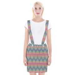 Pattern Background Texture Colorful Braces Suspender Skirt