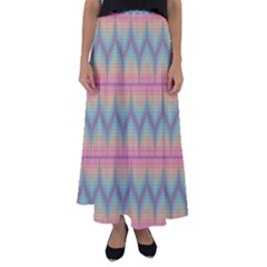 Pattern Background Texture Colorful Flared Maxi Skirt