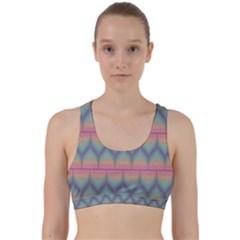 Pattern Background Texture Colorful Back Weave Sports Bra