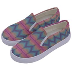 Pattern Background Texture Colorful Kids  Canvas Slip Ons by HermanTelo